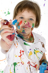 painting girl