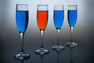 diversity - red and blue