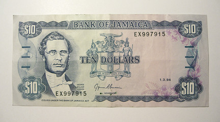 ten dollars / jamaica dollars