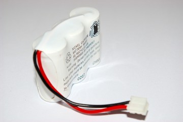 ni-cd battery on white