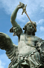 Naklejka premium statue of st. michael