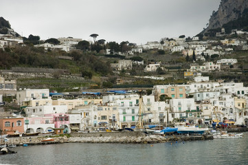 Fototapeta na wymiar capri port