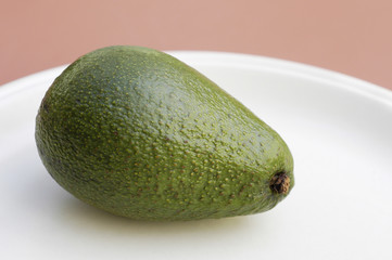 avocado on a plate