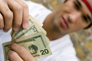 young man money