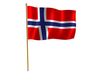 norway silk flag