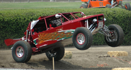 red sand car