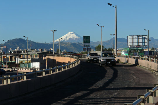 Quito. Ecuador. View On Volcano Cotopaxi