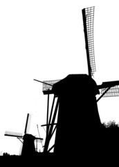 dutch windmills in kinderdijk 10