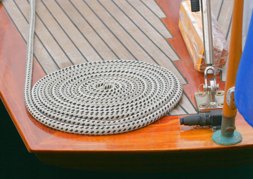 cordage sur la pont