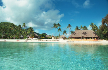 bora bora lagoon, french polynesia