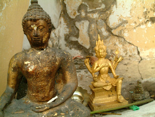 statuettes de bouddha, thailande