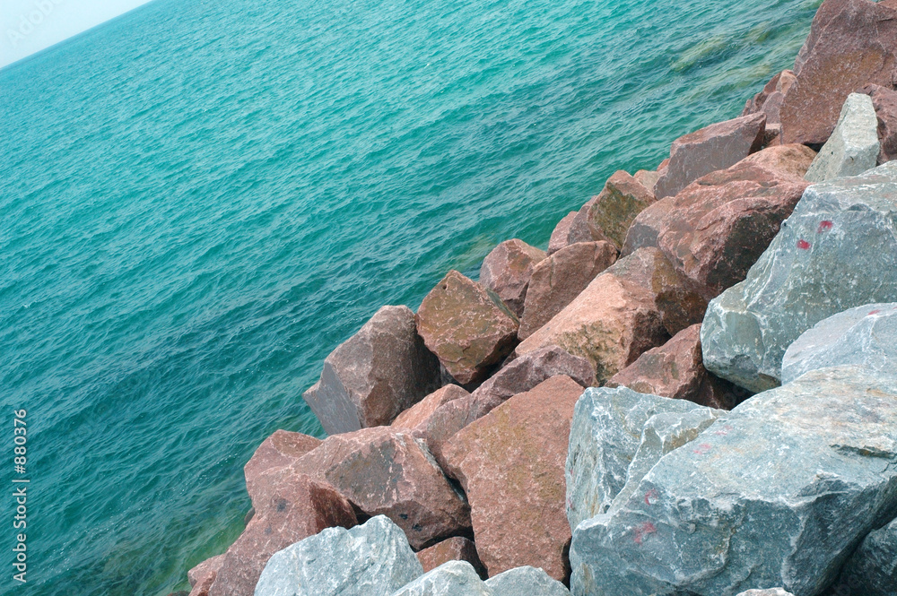 Wall mural lake michigan