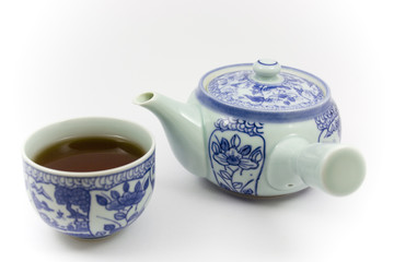 chinese teapot and cup