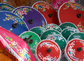 umbrellas in chiang mai