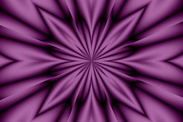 silk flower-violet
