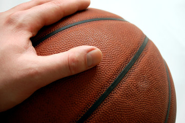holding basketball #4