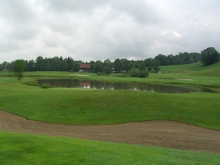 lake on the golfcourse