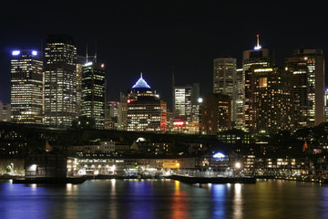 Fototapeta na wymiar Sydney w nocy