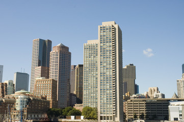 Boston cityscapes,  Mass	