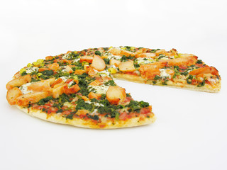 pizza poulet 3/4