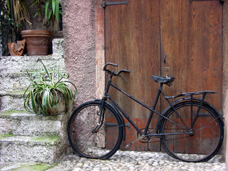 Fototapeta na wymiar martwa natura z rowerem