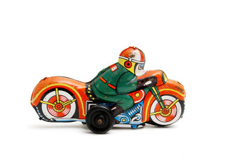 vintage motorcycle toy