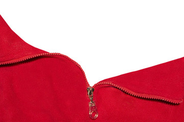 opened zipper