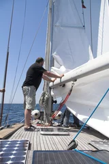 Keuken foto achterwand Watersport zeilboot