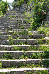 weathered steps