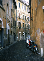 roman street scene