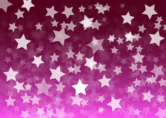 Obraz na płótnie Canvas stars background pink