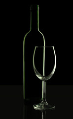 glass, bottle