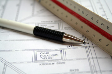 pencil and line
