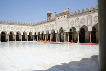 mosque al azhar in cairo - obrazy, fototapety, plakaty