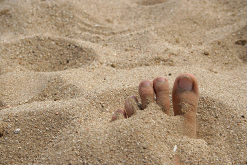 descanso en la playa