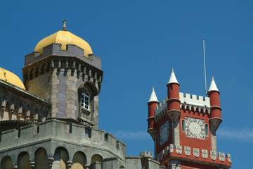 Fototapeta na wymiar colorful castle