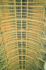 roof of great hall at stirling castle in scotland