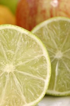 close-up of lime slice 4