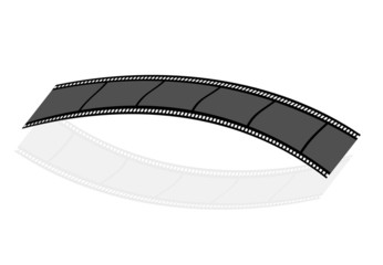 curved film strip