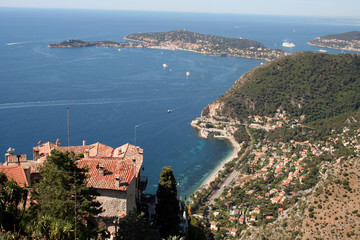 Fototapeta na wymiar widok na Côte d'Azur