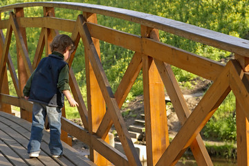 boy on the bridge