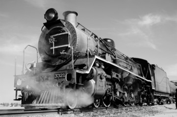 Fototapeta premium pociąg parowy w swakopmund, namibia