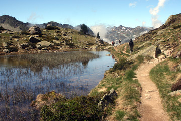 randonnée au lac