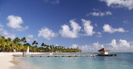 Gordijnen caribbean beach © Digishooter