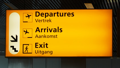 airport sign