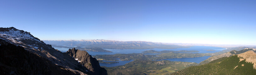 vue panoramique de bariloche