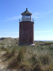 leuchtturm kampen, sylt mit dünenlandschaft