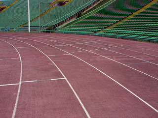 athletics racing  track