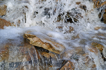 at the river