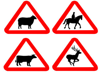 animal warning signs